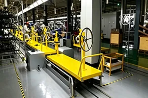 Instrument panel assembly line