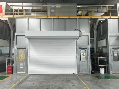 Touch-up paint booth