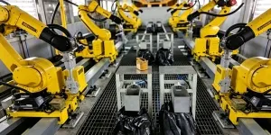 Robotic gluing