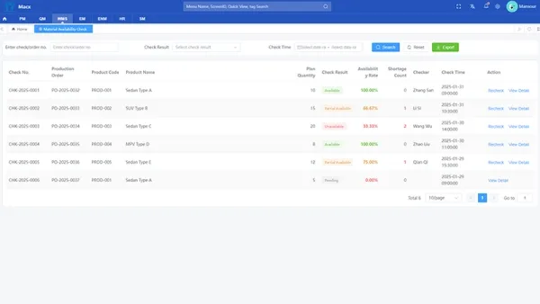 Material Management