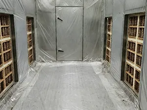 Paint Mist Collection Area