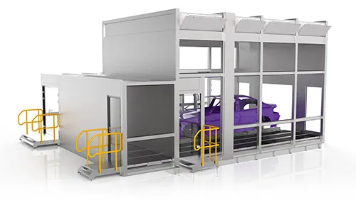 Enclosed workstation